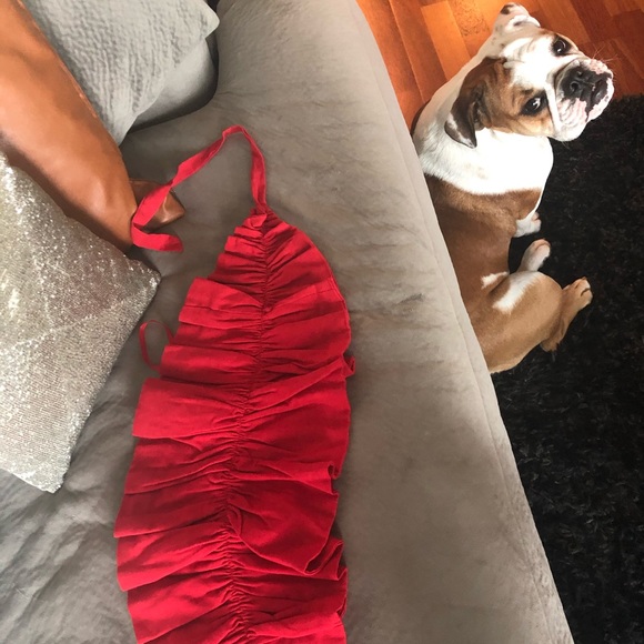 Red crop top - Picture 5 of 5